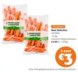 Colruyt wortelen 1,5 kg aanbieding