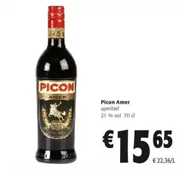 Colruyt Picon Amer aperitief 21 % vol 70 cl aanbieding