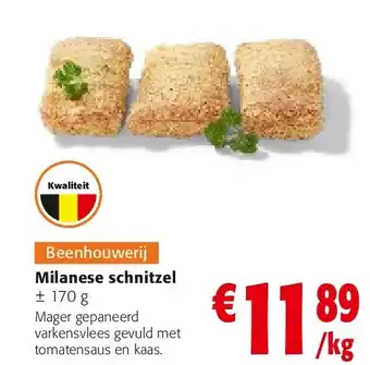 Colruyt Milanese schnitzel aanbieding