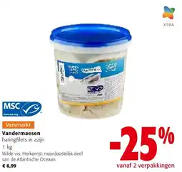 Colruyt Vandermaesen haringfilets in azijn 1 kg aanbieding