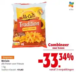 Colruyt McCain alle frieten voor friteuse 1 kg aanbieding