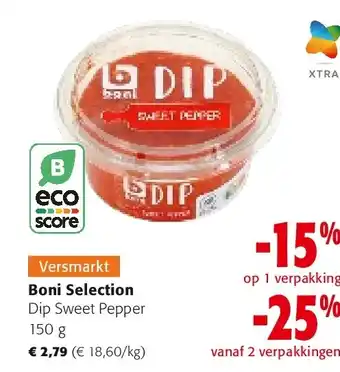 Colruyt Boni Selection Dip Sweet Pepper 150 g aanbieding