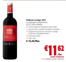 Colruyt Château Lestage 2021 Cru Bourgois Exceptionnel aanbieding