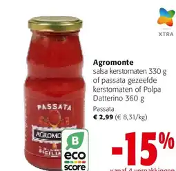 Colruyt Agromonte salsa kerstomaten 330 g aanbieding