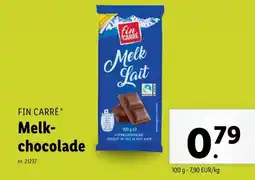 Lidl Melk- chocolade aanbieding