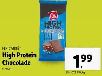 Lidl High Protein Chocolade aanbieding