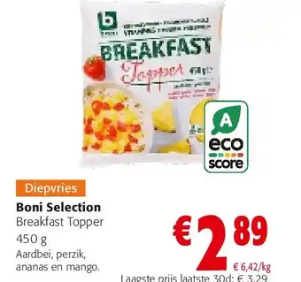 Colruyt Boni Selection Breakfast Topper 450 g aanbieding