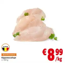 Colruyt Kippenescalope ± 400 g aanbieding