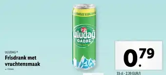 Lidl Frisdrank met vruchtensmaak aanbieding