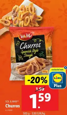 Lidl Churros aanbieding