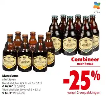 Colruyt Maredsous Blond abdijbier 6,5 % vol 6 x 33 cl aanbieding