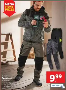 Lidl Werkbroek • aanbieding