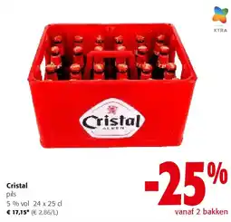 Colruyt Cristal pils aanbieding