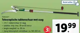 Lidl Telescopische takkenschaar met zaag aanbieding