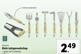 Lidl Klein tuingereedschap aanbieding