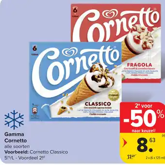 Carrefour Cornetto gamma aanbieding