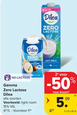 Carrefour Dilea Gamma Zero Lactose aanbieding