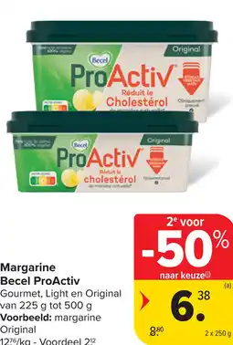 Carrefour Becel ProActiv Margarine aanbieding