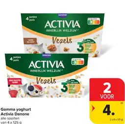 Carrefour Activia Danone Gamma yoghurt aanbieding