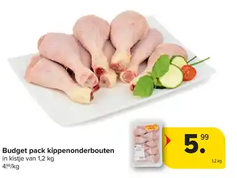 Carrefour Budget pack kippenonderbouten aanbieding