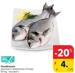 Carrefour Goudbrasem aanbieding