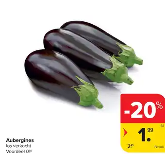 Carrefour Aubergines aanbieding