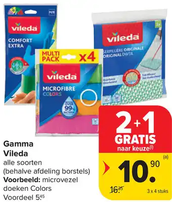 Carrefour Vileda gamma aanbieding