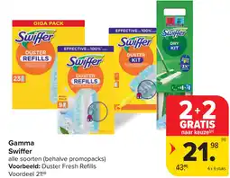 Carrefour Swiffer gamma aanbieding