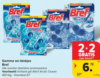 Carrefour Bref Gamma wc-blokjes aanbieding