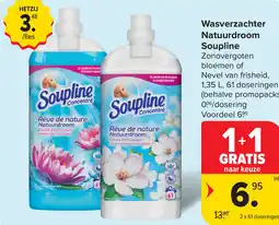 Carrefour Soupline Wasverzachter Natuurdroom aanbieding