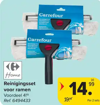 Carrefour Reinigingsset voor ramen aanbieding