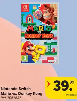 Carrefour Nintendo Switch Mario vs. Donkey Kong aanbieding