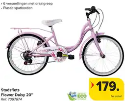 Carrefour Stadsfiets Flower Daisy aanbieding