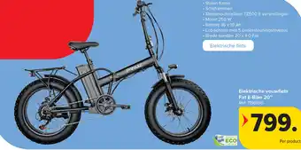 Carrefour Elektrische vouwfiets Fat E-Bike aanbieding