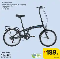 Carrefour Vouwfiets Fréjus aanbieding