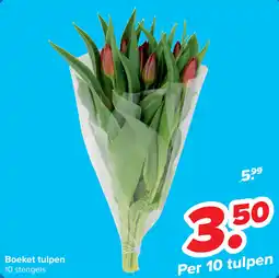 Carrefour Boeket tulpen aanbieding