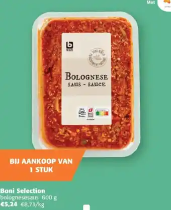 Comarkt Boni Selection bolognesesaus aanbieding