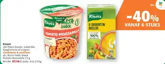 Comarkt Knorr alle Pasta Snacks, Salad Mix, Spaghetteria of soepen aanbieding