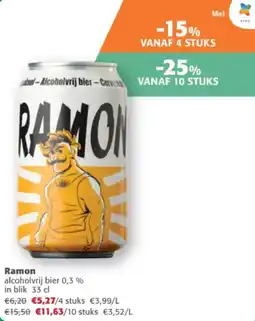 Comarkt Ramon alcoholvrij bier 0,3 % aanbieding