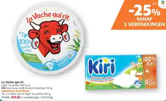 Comarkt La Vache qui rit Light of Kiri met verse melk & room aanbieding