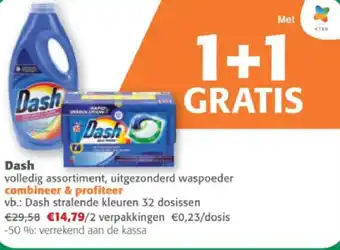 Comarkt Dash volledig assortiment, uitgezonderd waspoeder aanbieding