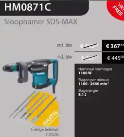 Makita Makita Sloophamer SDS-MAX HM0871C aanbieding