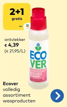 Bio Planet Ecover volledig assortiment wasproducten aanbieding