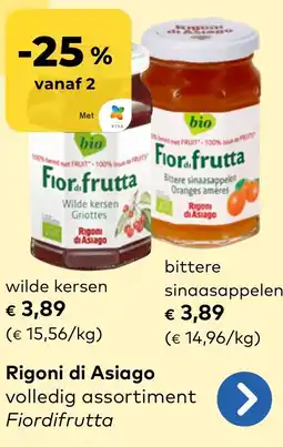 Bio Planet Fiordifrutta Rigoni di Asiago aanbieding