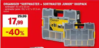 Hubo ORGANISER “SORTMASTER + SORTMASTER JUNIOR” DUOPACK aanbieding