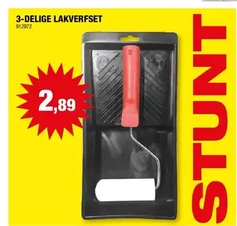 Hubo 3-DELIGE LAKVERFSET aanbieding