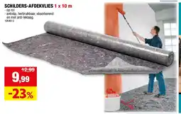 Hubo SCHILDERS-AFDEKVLIES 1 x 10 m aanbieding