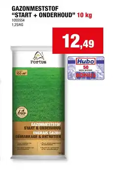 Hubo GAZONMESTSTOF “START + ONDERHOUD” 10 kg aanbieding
