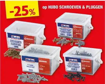 Hubo op HUBO SCHROEVEN & PLUGGEN aanbieding