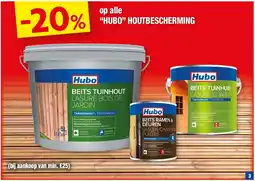 Hubo op alle “HUBO” HOUTBESCHERMING aanbieding